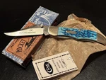 Case Xx Mid Fldg Htr 04 Knife Caribbean Blue Bone Smooth 61265 Future Design Nib. Fixed Price $294.65.