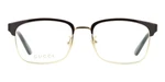 Gucci GG0934OA Men's Eyeglass Frame - Black/gold/red. Fixed Price $165.00.