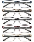 Jolisu 5PCS Reading Glasses Men - Blue Light Blocking Computer Metal Color. Fixed Price $36.90.