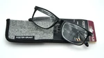 Foster Grant " Cole Blk Unisex Reading Glasses 52/18-142 With Soft Case +3.25. Fixed Price $18.99.