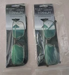 Foster Grant Magnivision T10 Gun Titanium Men's Reading Glasses 1.00, Set Of 2 !. Fixed Price $34.99.