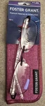 Foster Grant Dani Pair Purple Reading Glasses +1.25 New With Case!. Fixed Price $15.99.