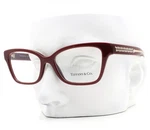 Tiffany Eyeglasses TF2249 8389 Burgundy Dark Red Pale Gold 52MM W/case. Fixed Price $199.50.