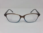 Sofia Vergara Jayda Petite Eyeglasses Brown Blue Cat Frames 50-16-135 Tel Hm. Fixed Price $30.00.