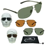 Aviator Polarized Bifocal Reading Sunglass Women Bi-focal High Nickel Frame. Fixed Price $40.99.