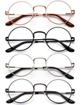 Classic Reading Glasses Aviator Retro Round Spring Hinged John Lennon Vintage. Fixed Price $10.95.