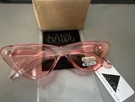 Women Sunglasses Barbie Pink Princess Translucent Cat Eye Lens SA106. Fixed Price $9.99.