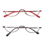 Reavee 2 Pack Retro Designer Half Moon Reading Glasses Women Spring Hinge.... Fixed Price $18.08.