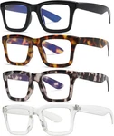 New Zxyoo 4 Pack Reading Glasses For Women +3.50 Blue Light Blocking. Fixed Price $15.99.