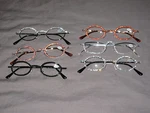 Made With Swarovski Crystal Jeweled Reading Glasses +4.00 Bling Wire Frames New!. Fixed Price $34.65.