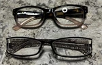 Lot Of 2 Pairs Unisex Reader Glasses Frames Foster Grant Monroe Leelah. Fixed Price $8.40.