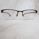 Mizyakt Eyeglasses Frame MZ6001 Women's Brown Metal Half Rim Cat 54-17-135. Fixed Price $24.18.