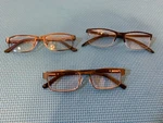Lot Of 3 Reading Glasses Various Strength: Foster Grant Design Optic, Readers. Fixed Price $19.99.
