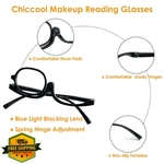 Chiccool 2 Pack Makeup Reading Glasses Women Flip Down Magnifying Readers. Fixed Price $27.99.