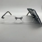 Foster Grant Blake +1.25 Men's Reading Glasses Rimless Readers. Fixed Price $16.95.