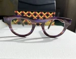 Thierry Lasry Lusty 594 Eyeglass Frames Purple Tortoise Handmade France W/ Case. Fixed Price $275.00.
