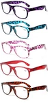 5 Pairs Classic Comfortable Reading Glasses Women - Clear Lens Spring Hinge. Fixed Price $15.95.