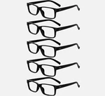 Eyekepper Vintage Reading Glasses For Men - 5 Pack Spring Hinges Classic Readers. Fixed Price $14.99.