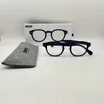 Izipizi Unisex #c Round Full Rim Reading Glasses +1.5 Navy Blue. Fixed Price $39.99.