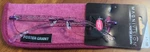 Foster Grant Magnivision Purple Pink Reading Glasses +1.00 W/ Case Daniella. Fixed Price $12.99.