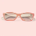 Georgia Caponi Red & White Striped Fashion Eyewear Readers Spring Temples. Fixed Price $13.00.