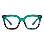 Fanfare - Teal/teal Botanico +1.25. Fixed Price $50.00.