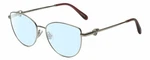 Chopard VCHF51S-0579 23KT Gold Plated Cat Eye Blue Light Glasses In Silver 54 Mm. Fixed Price $319.95.