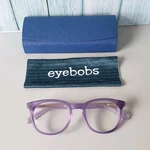 Eyebobs "fresh Eyes" Bluelight Glasses W/ Matching Case And Cleansing Cloth. Fixed Price $42.00.