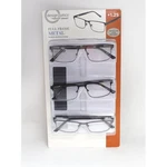 Design Optics By Foster Grant Full Frame Metal Reading Glasses 3 Pack. Fixed Price $34.99.