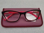 Foster Grant EC2C Reading Glasses +2.00 Laila Red 53 18-145 With Case. Fixed Price $10.88.