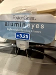 Foster Grant Alumineyes Reading Glasses (+3.25). Fixed Price $15.00.