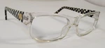 Mackenzie-childs Anna Readers Courtly Check Gray/black Glasses Frames Only. Fixed Price $29.97.