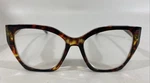Nicole Miller Readers Cateye Glasses NM326 +2.50 Chunky Brown Acetate Tortoise. Fixed Price $22.00.