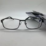 Foster Grant TI104 +2.50 Gun Metal Gray Tech Reading Readers Glasses. Fixed Price $9.95.