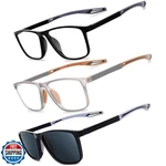 Jixgien 3 Pack Reading Glasses Women TR90 Frame Sports Style Blue Light. Fixed Price $20.00.