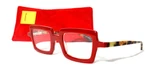 Eyebobs Square Peg 2185 Reading Glasses +2.00 Strength Readers Red & Tortoise. Fixed Price $39.99.