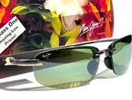 Maui Jim Hookipa Grey Polarized Green 1.5 Reader Lens Sunglass HT807-1115. Fixed Price $196.88.