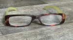 Vintage Reading Glasses Tortoise Brown Green Frames Rectangle Wink Icueyewear. Fixed Price $19.00.