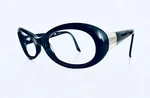 Ralph Lauren Black Acetate Oval Fly Wrap Glasses RA5003 954/13 52 18. Fixed Price $52.57.