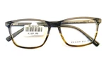 Perry Ellis Eyeglasses PE394-2 Gray Yellow Rectangle Full Rim 55-16-145. Fixed Price $35.00.