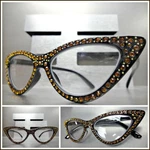 Women Classy Elegant Retro Cat Eye Reading Glasses Readers Bling Black Frame. Fixed Price $19.99.