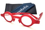 New Eyebobs Wackadoodle +3.00 Readers Eyeglasses 3393 01 Matte Red Round Frames. Fixed Price $94.99.