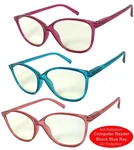 Cat Eye Blue Light Blocking Anti Reflective Computer Reading Glasses Reader. Fixed Price $13.99.