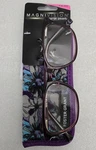 Magnivision Foster Grant Reading Glasses +2.50 Elana 53 18-145 Purple With Case. Fixed Price $10.88.