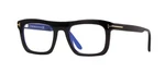 Tom Ford Ft 5757-B Block Shiny Black/blue Filter (001) Eyeglasses. Fixed Price $279.00.