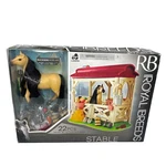 Lanard Royal Breeds Equestrian Stable Buckskin Morgan Horse Playset Toy. Fixed Price $16.00.