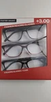 Design Optics Foster Grant Plastic Square Reading Glasses 3-PACK +3.00 New. Fixed Price $16.99.