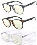 Round Anti Reflective Tinted Lens Pro Computer Reader Reading Glasses. Fixed Price $10.95.