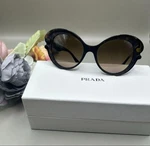 Prada Minimal Baroque Sunglasses Spr 28N Havana Brown Gradient Italy. Fixed Price $198.00.