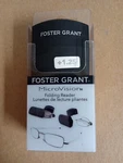 +1.25 Foster Grand Folding Reading Glasses With Telescopic Frame Micro Vision. Fixed Price $24.00.